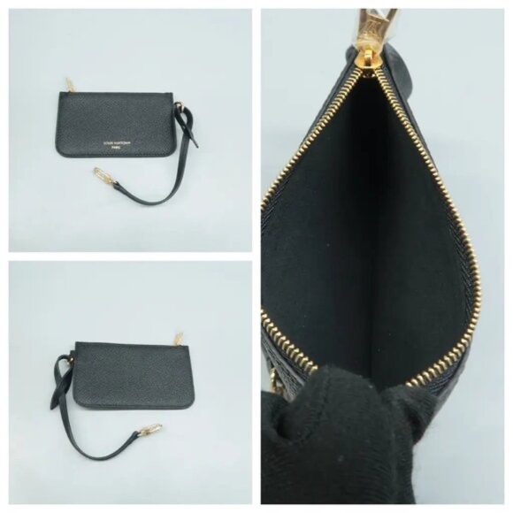 Auth Louis Vuitton Sac Sport Black W/P Monogram Leather Shoulder Bag - Picture 9 of 12